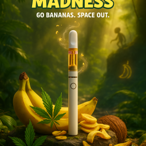 Monkey Madness – Hybrid 1ml 510 Thread Vape Cartridge