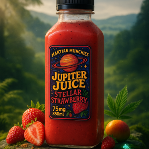 Jupiter Juice – Stellar Strawberry (350ml, 75mg THC)